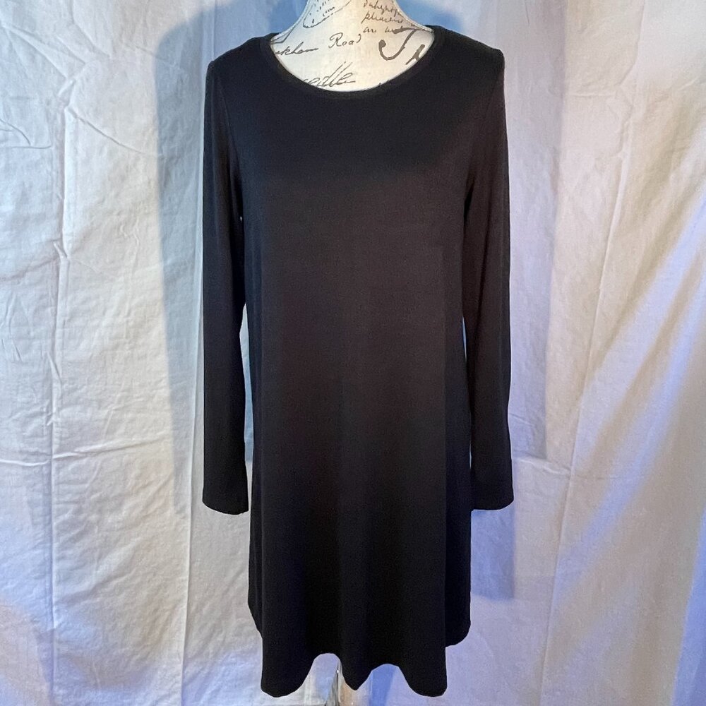 Knit long sleeve black dress size M - GAP